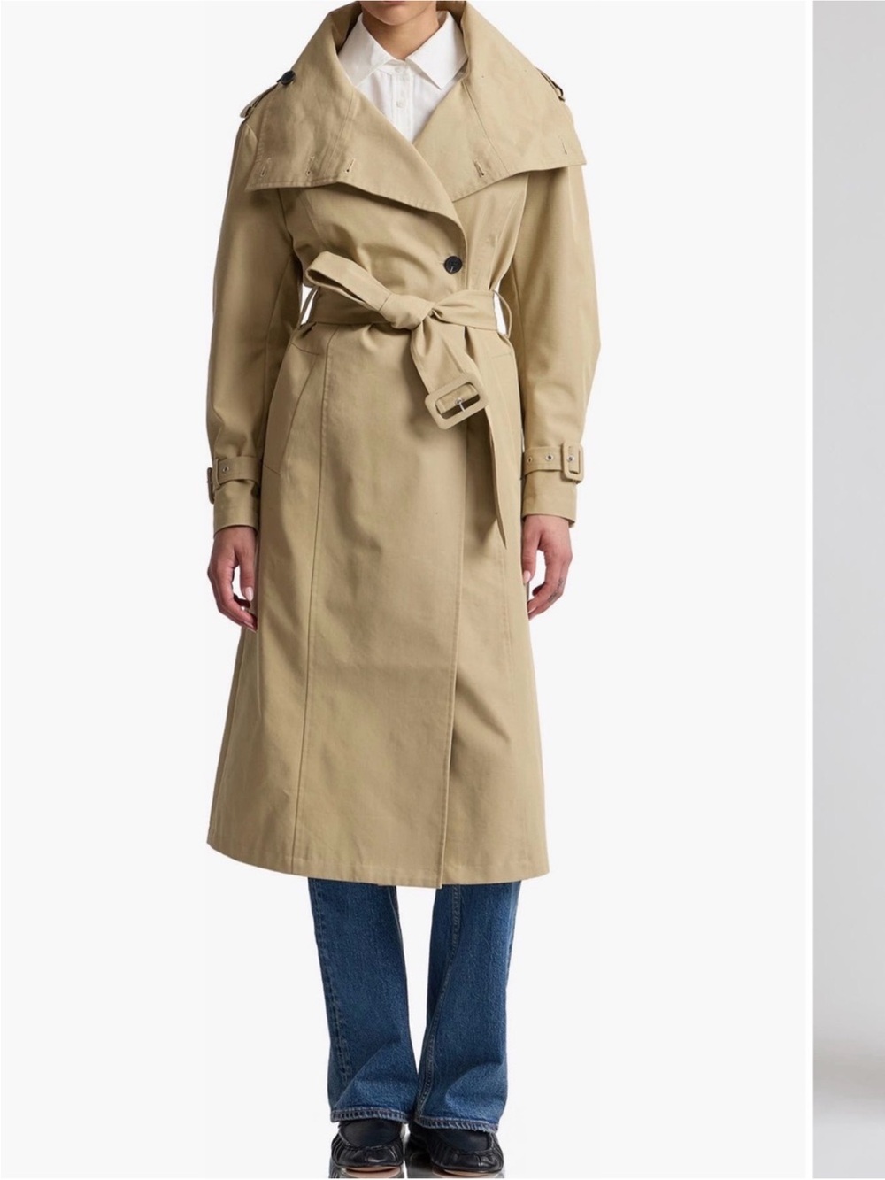 [AVEC LES FILLES] Belted Trench Coat NWT ✨